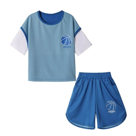 

Kids Boys Girls Summer Cartoon Printed Patchwork Style Short Sleeved Tops and Shorts 2PC Children s Suit Baby Registry Name Boy Baby Sweater Babies Boy Big Boys Set Clothes Suspender Pant Set Toddler