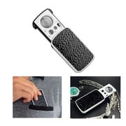 Juslike 30X 60X 90X Magnifying Glass Jewelers ,Small Portable Magnifier with Led and UV Black Light for Jewelry, Diamonds, Gems, Coins, Stamps, Watch Repair