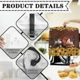 thumbnail image 4 of TSOVTHRID Rooster Chicken Pattern Mixer Cover Dustproof Stand Mixer Dust Cover Sunflower Daisy Print Stain Resistant Cover for Kitchen Aid Mixer with 2 Pockets and Top Handle for Extra Accessories,L, 4 of 7