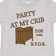 thumbnail image 4 of Inktastic Party At My Crib Boys or Girls Toddler T-Shirt, 4 of 5