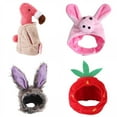 thumbnail image 1 of perros lindo sombrero,Gato Perros Divertido Lindo Sombrero Mascota Sombreros Disfraz Peluca,Gorro con capucha cálida para gatos pequeños y grandes,Cachorro Halloween Cosplay Ropa, 1 of 8
