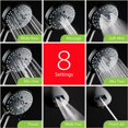 thumbnail image 4 of Cabezal de ducha portátil AquaCare High Pressure 8 modos, 4 of 8