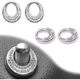 thumbnail image 1 of LinenLoon Car Inner Door Lock Pull Co er, Car Door Lock Co er Crystal Stickers, Compatible with Mercedes-Benz (O al), 1 of 4