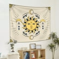thumbnail image 4 of PBOBRIICH Boho Sun and Moon Tapestry Wall Hanging,Bohemian Vintage for Dorm Living Room Bedroom Decor, 4 of 5