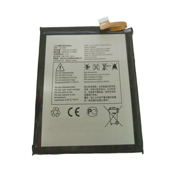 Replacement Battery 4000mAh TLP038B1 Compatible With Blackberry Motion (BBD100-2)