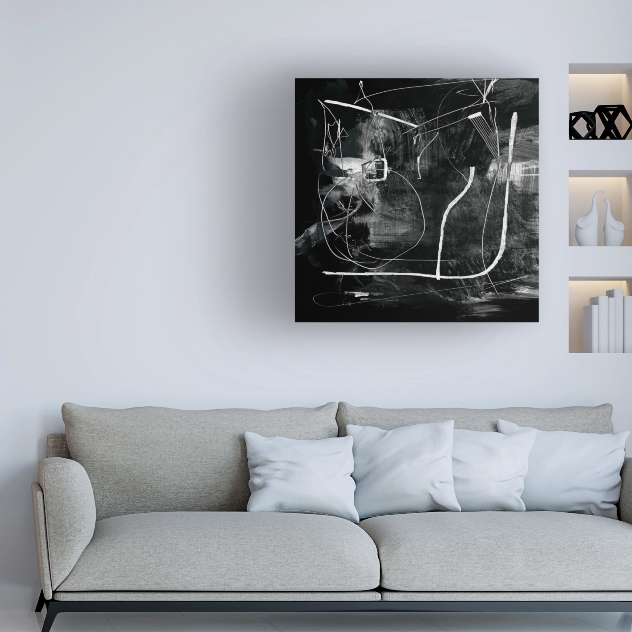 Trademark Fine Art Dan Hobday Mono Canvas Wall Art