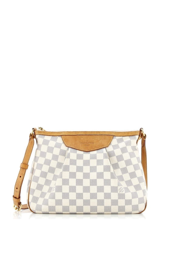 Pre-Owned Louis Vuitton Siracusa Handbag Damier PM By Rebag
