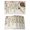 Pink Brown, variant on Colorful Flowers Placemats Set of 12, Spring Floral Leaves Botanical Country Beige Placemats for Dining Table, Place Mats for Kitchen Tabletop, Waterproof Wipeable Dining Table Mats Set