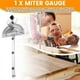 thumbnail image 4 of Miter Gauge Aluminum Handle Benches Table Saw Router Miter Gauge Sawing Assembly Ruler Woodworking T, 4 of 5