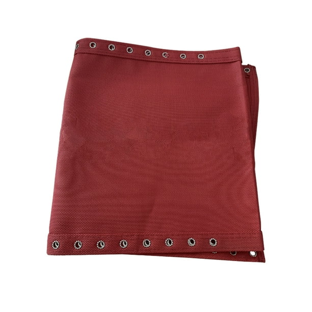 Inteprter Fácil de cuidar para silla, tumbona, tela de repuesto hecha de tela, fácil de instalar, resistente y duradera Decoración del hogar vino rojo 160*43cm