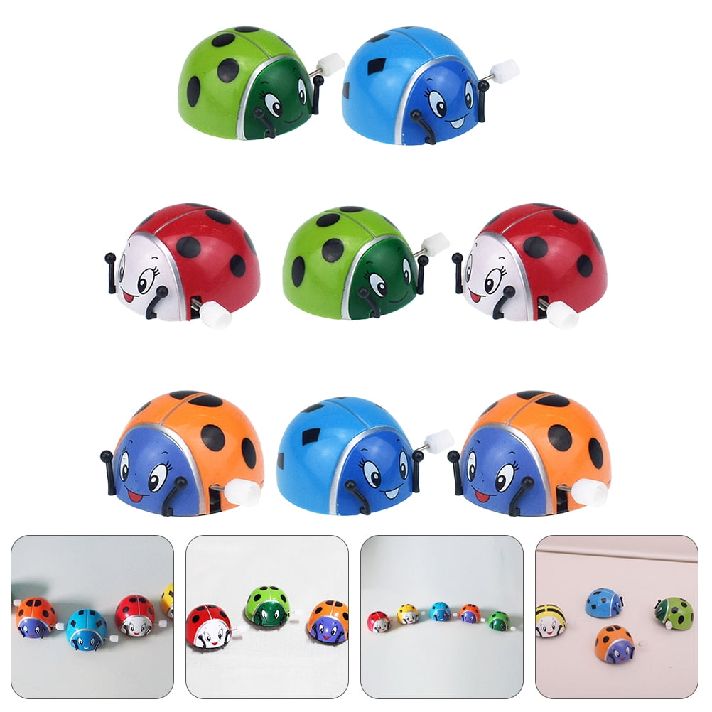 Lot De 4 Jouets Animaux à Remonter – Métal Rétro – Sans Pile – Styles Et Couleurs Aléatoires
