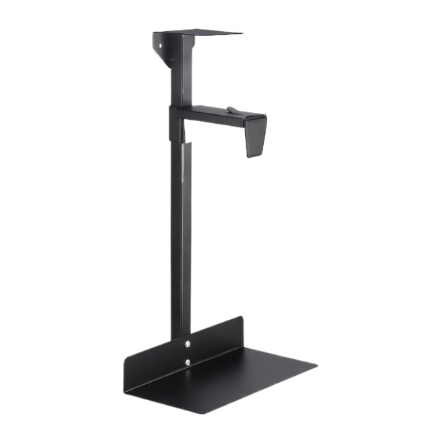 pitrice Support Universel pour Boîtier d'Ordinateur Hauteur Réglable Clip de Fixation Double CPU Noir