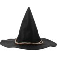 thumbnail image 2 of Lightweight Halloween Witch Hat Multi Purpose Party Accessory for Costumes, Photo Props & Performances, Comfortable Satin Material for Halloween, 2 of 4