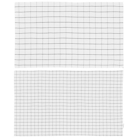 

2PCS Japanese Type Tablecloth Placemat Simple Home Cotton Placemat (2 Styles)