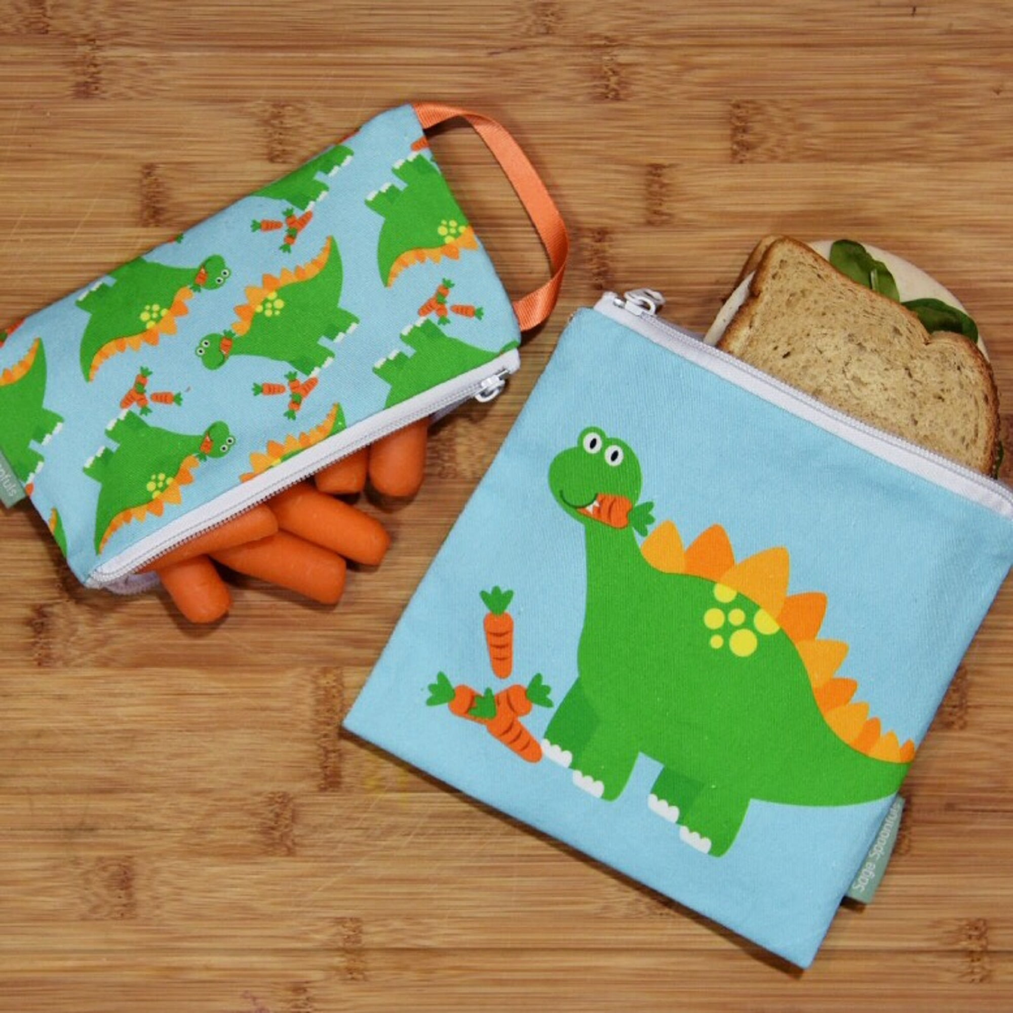 Reusable Snack/lunch bag Forest Dreaming Handmade Miminoo Montreal