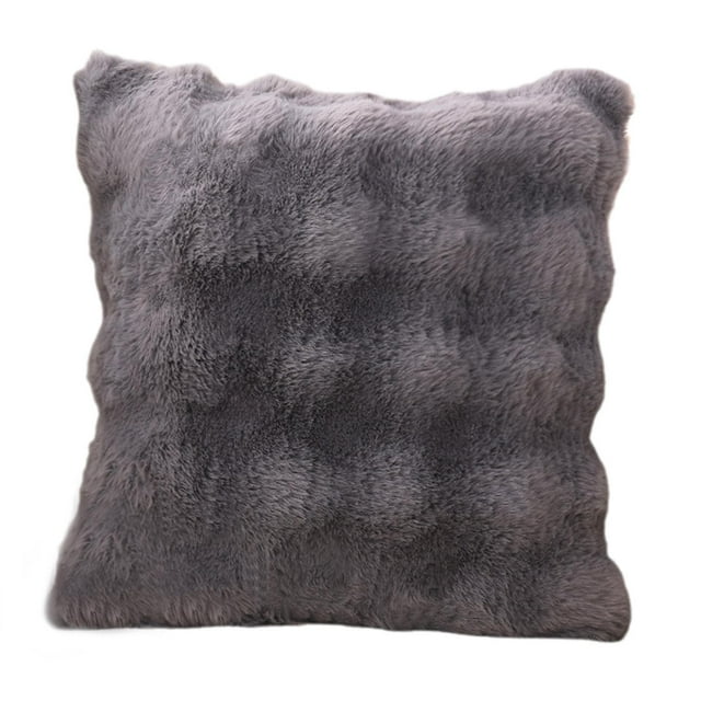 Manta decorativa, gran cojín, regalo de inauguración de la casa, almohada decorativa, cojín para sofá, decoración de habitación, sofá, coche Gris oscuro