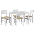 thumbnail image 3 of TMS Lucca 5-Piece Dining Set, White, 3 of 3