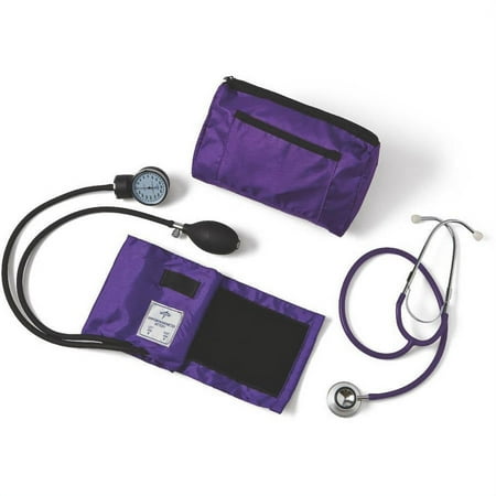 Medline Compli-Mates Dual Head Aneroid Sphygmomanometer Combination Kit