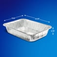 thumbnail image 4 of EZ Foil All Purpose 12 LB Roaster Disposable Aluminum Pan with Lid, 13 x 9 in., 1 Count, 4 of 7