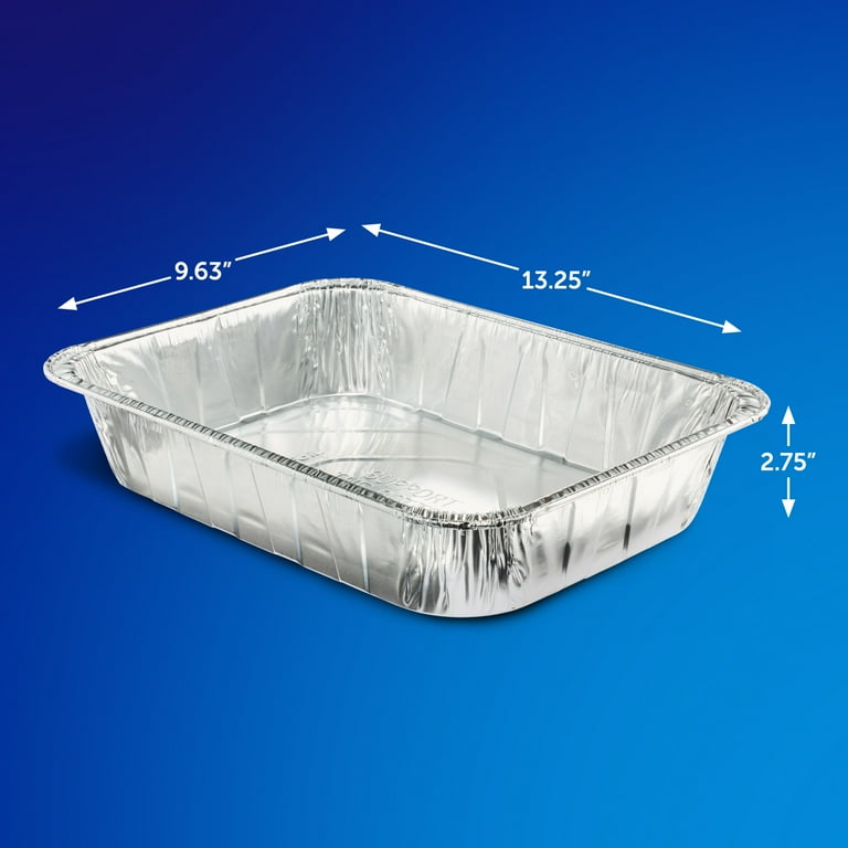 EZ Foil All Purpose 12 LB Roaster Disposable Aluminum Pan with Lid