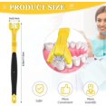 thumbnail image 2 of 2pcs 3 Sided Autism Toothbrush 3 Bristle Toothbrush Three Bristle Travel Toothbrush Wrap Around For Adult Kid Teeth Care Large Angle Soft Complete Tee, 2 of 5
