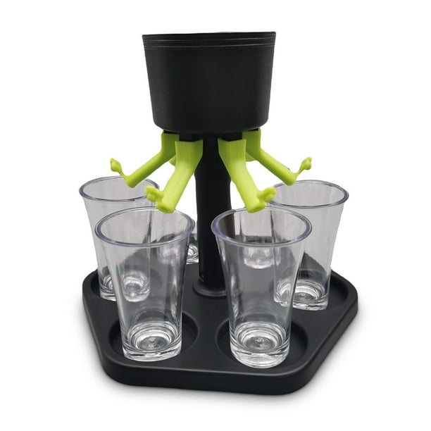 Dispensador de vino Bebidas Sourder Friends Recopilación de bodas Banquete Beber juego Llenado Party Prop Supplies Hogares 6 Disparos Inevent HA011876-00