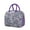 Purple-6, variant on Floral Insulated Lunch Box - Hippie Style Waterproof Lunch Bag, Leakproof & Spacious (Tribal Patterns)