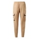 thumbnail image 4 of Ceisia Men's Spring Summer Washed Solid Gift Color Pants - Drawstring Elastic Waist Zipper Pocket Casual Fashion Pants, 4 of 9