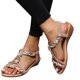 thumbnail image 3 of WILLBEST Sandalias De Plataforma Para Mujer, Zapatos De Cuña, Sandalias Planas Con Cuentas, Sandalias De Playa, Sandalias De Playa Planas Con Tiras, Sandalias, 3 of 9
