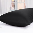 thumbnail image 7 of PiccoCasa 100% Cotton Body Pillowcase 1Pcs Soft with Envelope Black 20"x60", 7 of 7