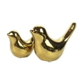 thumbnail image 2 of 2 estatuas de pájaros, esculturas de animales, adornos de escritorio coleccionables, figuras decorativas para la entrada, estantería, mesa, centro de Oro, 2 of 8