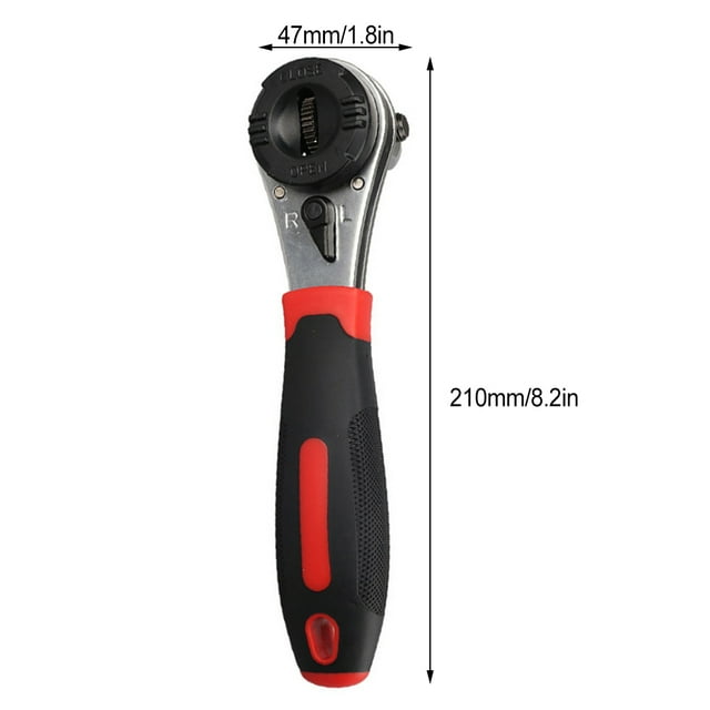 Ratchet Wrench Wear-resistant Lightweight Exquisite Appearance Professional Use Hardware Parts for Long Convenient Long Service Life Adjustable Handle