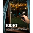 thumbnail image 2 of DEWENWILS Outdoor Light Timers with Remote Control, 6 Grounded Outlets, 100FT Remote Control, 6FT Extension Cord, Dusk to Dawn Power Stake Timer for Christmas Lights, Holiday Decor, 2 of 7