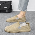 thumbnail image 2 of Men's Casual Shoes Trendy Breathable Linen Sneakers Stylish Espadrille Fisherman Footwear For Everyday Wear Best Shoes For Men, 2 of 8