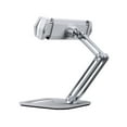 thumbnail image 1 of Aluminum Alloy Mobile Phone Holder Cellphone Non-Slip Stand Office Desk Mount Bedroom Bracket Smartphone Storage Support Silver, 1 of 9