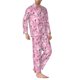 thumbnail image 2 of Fotbe Cartoon Poodle Dog Pijama de Hombre con Estampado de Manga Larga, Conjunto de 2 Piezas, Ropa de Dormir Suave y Cómoda con Bolsillos-Large, 2 of 7