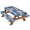 Multicolor 2, variant on ADECORIVY Blue Waves Picnic Table Cover with Bench Covers, Waterproof Camping Table Cover with Elastic Edges, Fitted Tablecloth for Rectangle Tables, Outdoor Essentials 72 Inch