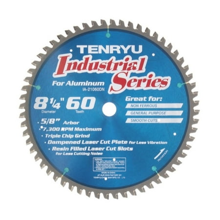 

8-1/4 60 tooth Tenryu Industrial Series for Non Ferrous Metals