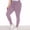 Purple, variant on BRGZLK Plus Size Leggings For Womens Fashion Full Length Capri Buttery Soft Casual Skinny Pants For Workout Athletic Army Green XXL
