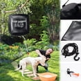thumbnail image 4 of Hxlamzoo Solar Heating Camping Shower Bag - 10 Gallon Portable Outdoor Shower with Removable Hose for Hiking, Beach Trips, Durable PVC Material, Heats to 113°F in 3 Hours (40L, Black), 4 of 9