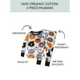 thumbnail image 2 of Honest Baby Clothing Organic Cotton Boy or Girl 2-Piece Long Sleeve Halloween Pajama Set, 12 Months to 7 Years, 2 of 7