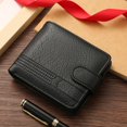 thumbnail image 1 of Cartera de cuero con cremallera para hombre, 1 of 5