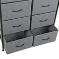 thumbnail image 4 of Favory Dresser for Bedroom with Drawers Fabric Storage Tower Tall Chest Organizer Unit for Living Room Nursery Entryway Closets, Heavy Duty Steel Frame,Grey,8 Drawers, 4 of 10