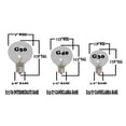 thumbnail image 4 of Novelty Lights 100 Feet Green G50 Globe Outdoor Patio String Lights, Black Wire, 4 of 4