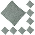 thumbnail image 1 of HEALEEP 10Pcs Green Washable Cloth Napkins Cotton Linen Soft for Wedding Decor, 1 of 5