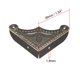 thumbnail image 2 of Protectores de esquina de metal para escritorio Unique Bargains, cubierta de borde de mesa, 1.54" x 1.54" x 0.35" tono bronce, 8 piezas, 2 of 3