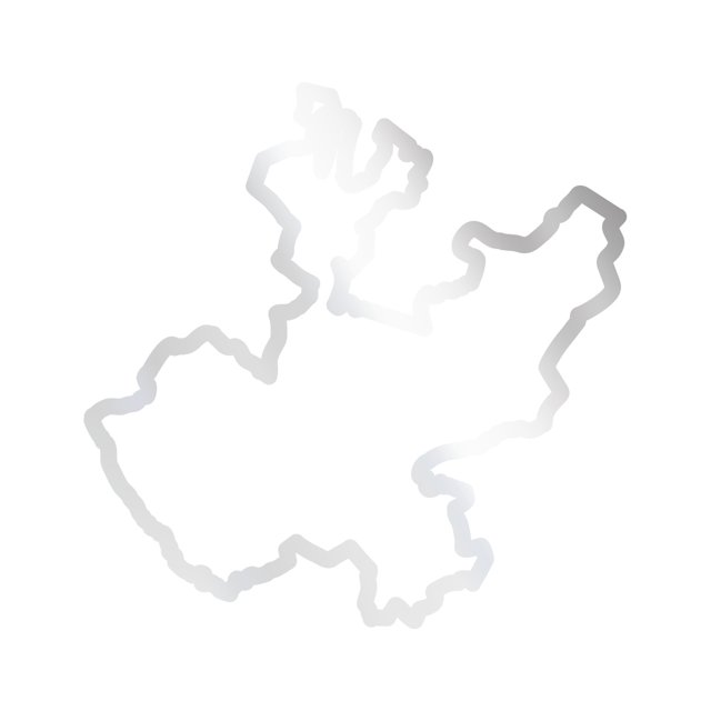Jalisco State Shaped Sticker Decal Die Cut - Self Adhesive Vinyl - Weatherproof - Made in USA - Many Color and Sizes - outlined ja jal mexico free and sovereign state of