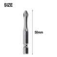 thumbnail image 2 of 1pc PH2 Driver Screwdriver Bits Magnetic Batch Head drill 50-150mm 50mm, 2 of 6