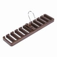 thumbnail image 3 of Organizador Para Cinturón, Organizador De Espacio Para Guardarropa, Soporte Para Gancho Para Cinturón Colgante Con 10 Ranuras, Colgador De Corbatas De Plástico, Organizador Para, 3 of 7