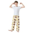 thumbnail image 3 of joogoo Cartoon Monkey Bananas Cute Pajama Pants Pj Bottoms Sleepwear Lounge XL, 3 of 9